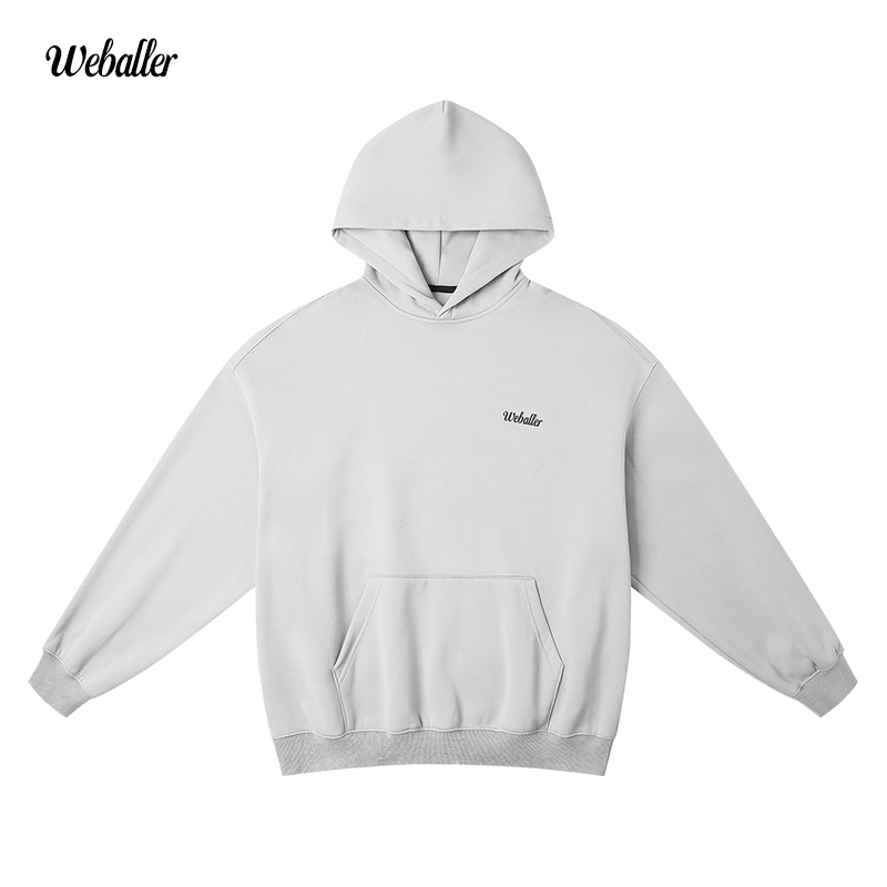 WEBALLER秋冬季加厚保暖连帽卫衣