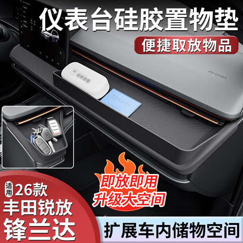 26款丰田锋兰达/锐放仪表硅胶垫