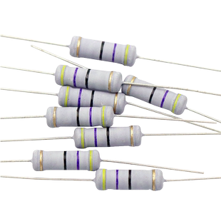 1W2W5W碳膜5%色环电阻器元件0.33R/0.22R/0.1R/0.5R/100R 10R欧姆