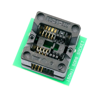 编程座宽体窄体 转换测试座SOP8/14/16/18/20/28 SSOP芯片烧录座