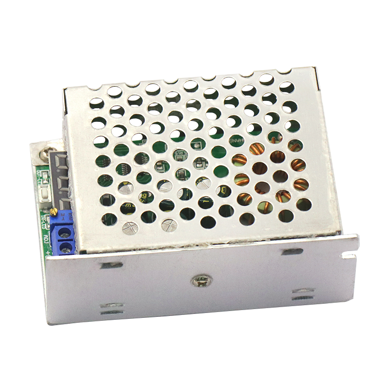 10A大功率300W DC-DC可调降压稳压电源模块 带电压表显示带外壳