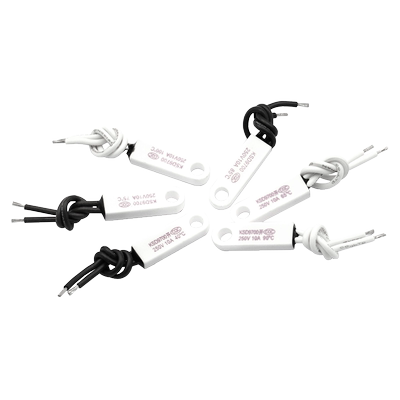 陶瓷带孔温控开关常开常闭温度器