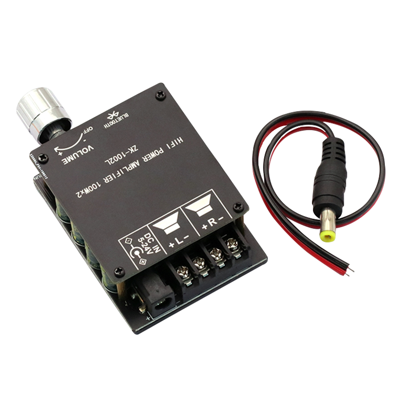 20W30W 50WX2蓝牙5.0数字功放板音量调节 502L功放模块5V12V24V