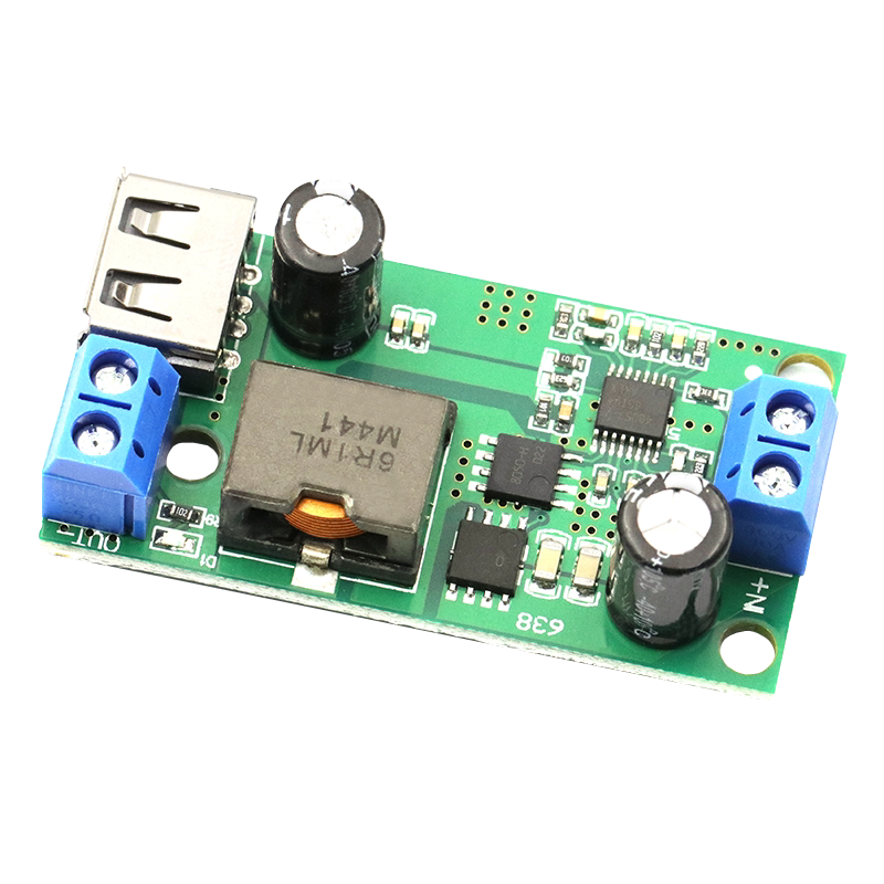 5A降压模块9V/12V/24v/36V转5V DC-DC大功率车载稳压电源模块板