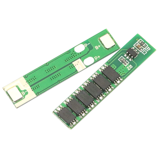3.7V锂电池保护板模块6MOS 单串18650 防过充过放可点焊可多并