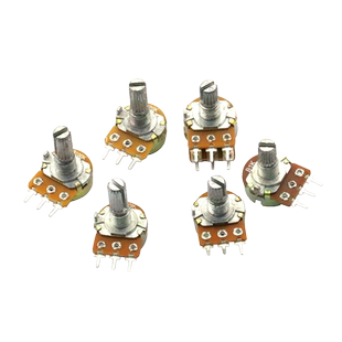 单联双联电位器WH148可调调节B1K 2K5K10K20K 50K 500K100K柄15MM