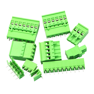 KF2EDGKA 5.08mm拔插式接线端子2P/3/4/5/8/12P直弯针座pcb连接器