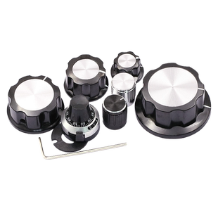 MF-A01 A02 电位器WTH118/RV24旋钮帽子胶木旋钮铝合金计旋转刻度