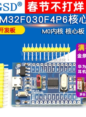 STM32F030F4P6核心板 开发板 小系统板子 M0内核 核心板