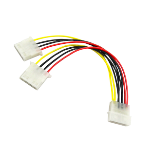 WGSD 主机 机箱 一分二电源线 4P IDE硬盘 光驱电源接口线 连接线