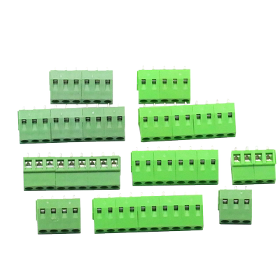 接线端子螺钉式PCB端子可拼接DG/KF128-2P/3/4/5/14P间距5.08MM