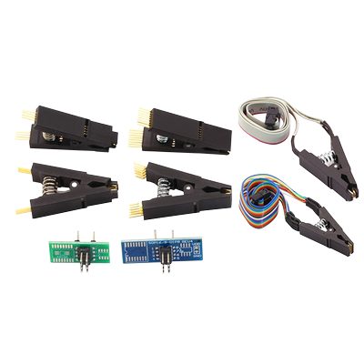 夹子ic测试线通用烧录编程器