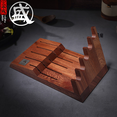 三本盛刀座防霉实木刀架