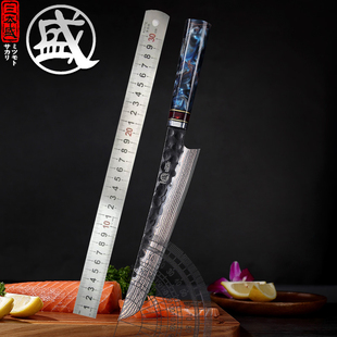三本盛日本进口刺身刀鱼生刀寿司刀柳刃左右手主厨三文鱼切片刀