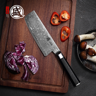 日本三本盛菜刀家用切片刀厨师专用不锈钢刀具厨房菜刀免磨锋利