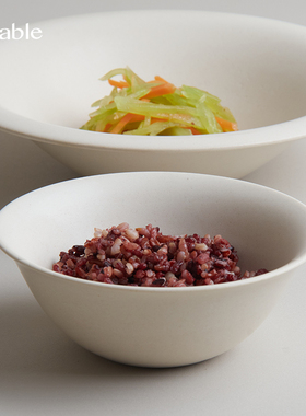 Hitable云上饭碗家用陶瓷米饭碗细腻哑光复古创意甜品碗