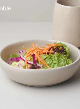 Hitable大耳朵沙拉钵陶瓷麦片酸奶甜品碗餐厅拌面碗菜碗汤碗