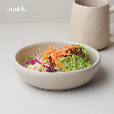 Hitable大耳朵沙拉钵陶瓷麦片碗