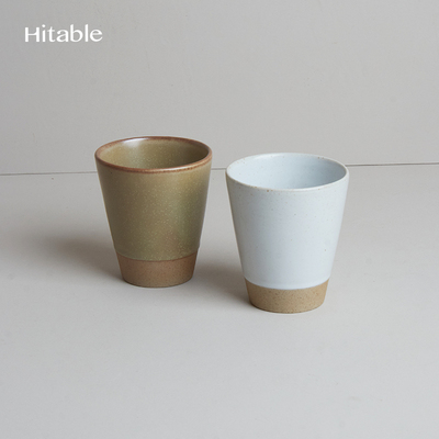 Hitable山野 手握杯哑光高颜值陶瓷早餐杯简约下午茶复古牛奶杯