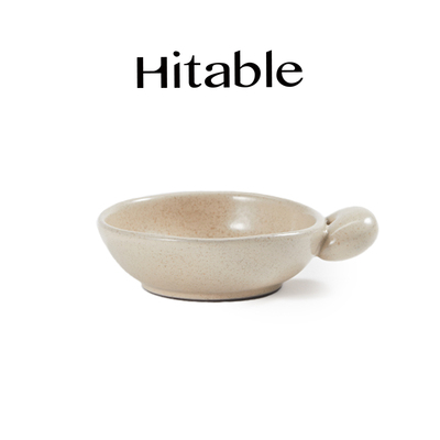 Hitable 大耳朵单耳碗陶瓷家用酸奶小碗水果燕麦片甜品手柄碗可爱