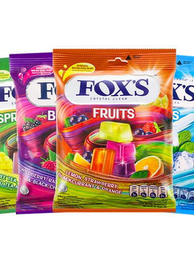 FOX'SS水晶糖薄荷糖糖果小零食
