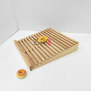 面包店软装中岛柜斜面托盘架烘焙陈设道具糕点甜品甜甜圈陈列定制