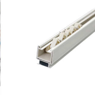 浙家布艺：定制超薄窗帘轨道滑轨飘窗内开窗阳台杆子顶装