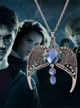 新款魔法学院天使翅膀合金项链