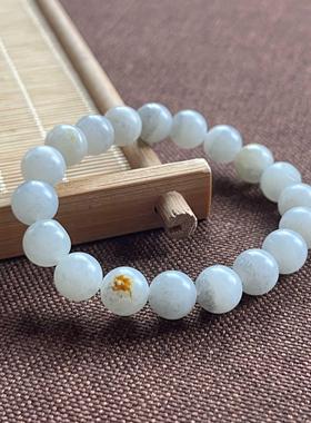 新疆10mm青花籽料黑白分明