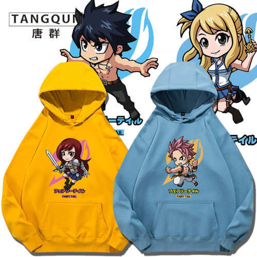 日系妖精的尾巴动漫周边卫衣服男女fairy tail上衣秋冬加绒加厚服