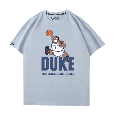 运动短袖鹈鹕胖虎T恤联名蔡恩威廉森杜克ZION篮球短袖训练宽松服