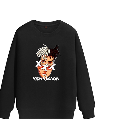 嘻哈街头大码情侣外套圆领卫衣