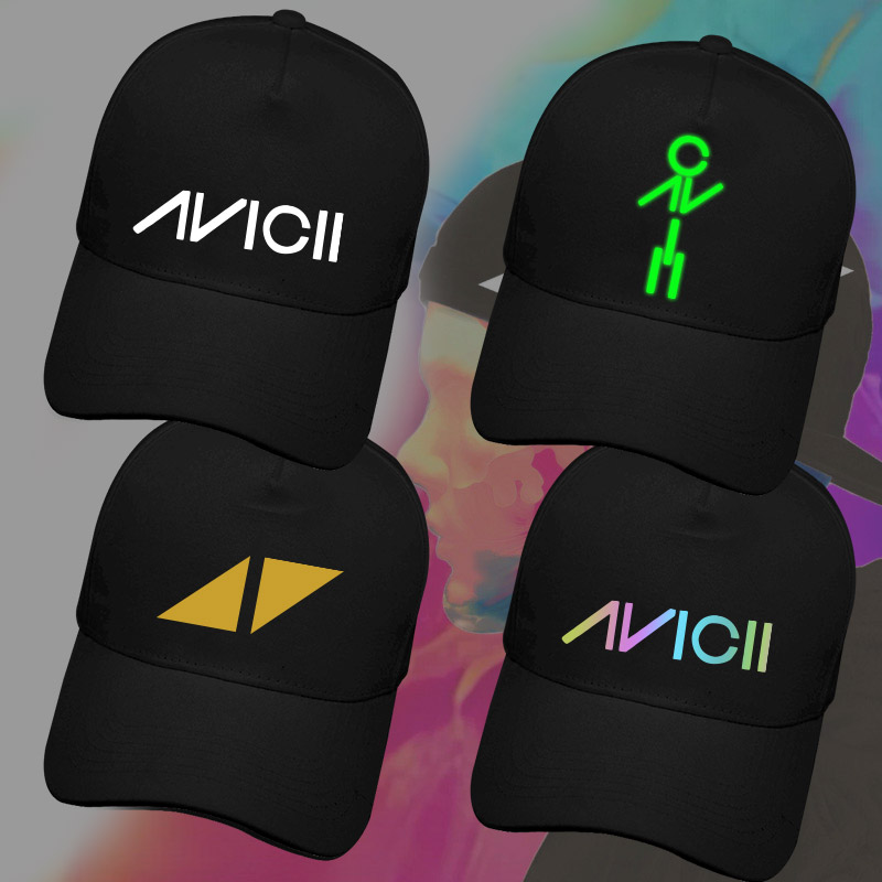 电音节棒球艾维奇同款反光帽帽子