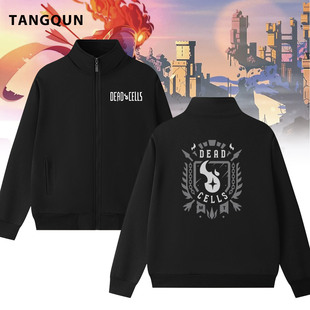 死亡重生细胞周边游戏周边立领印花卫衣男装运动休闲加绒上衣外套