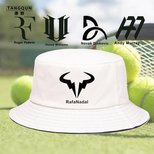 纳达尔费德勒穆雷德约科维奇网球运动帽子男女同款遮阳休闲渔夫帽