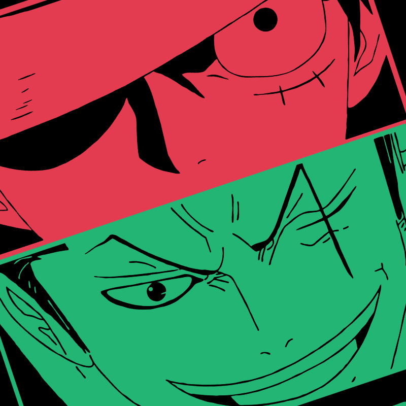 漫画加绒加厚索隆路飞炸街卫衣