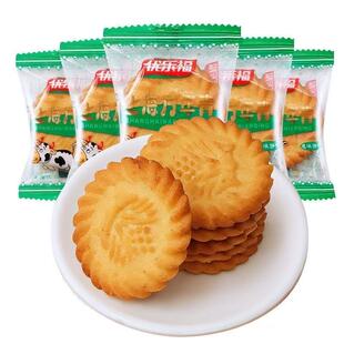 优乐福上海万年青饼干葱味早餐下午茶点心休闲小包零食