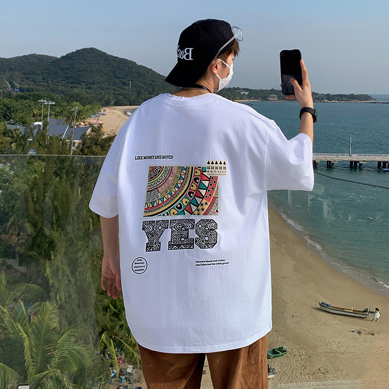 ！数据超好. 夏季男士印花短袖T恤半袖QT707-T204-P25图片