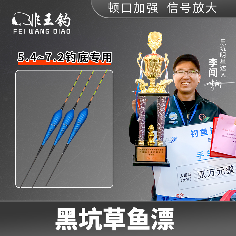 非王釣正品加粗行程漂鯽魚鯉魚