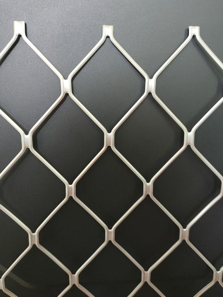 菱形网铝网门窗防盗防护网钢丝网围栏阳台防护网装饰铝合金美格网