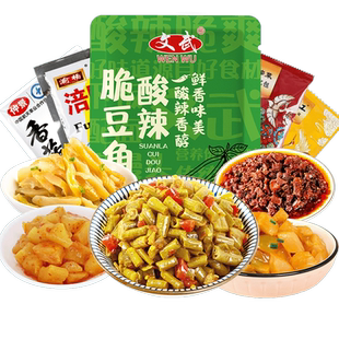 酸豆角独立小包装下饭小菜开胃味咸菜早餐喝粥配菜热干面榨菜萝卜