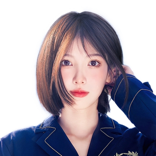 假发真发全真人发自然减龄女短发波波头全头套式新款时尚整顶长发