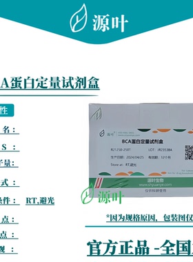 源叶 BCA蛋白定量试剂盒 R21250