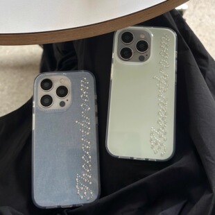 【折扣款不退换】Theearthroom 原创两色imd双层印花logo钻石壳 全包手机壳