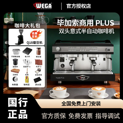 WEGA 毕加索PEGASO PLUS意式咖啡机商用半自动咖啡机双头电控