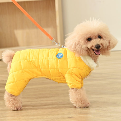 歌照狗狗带牵引扣可牵引四脚衣