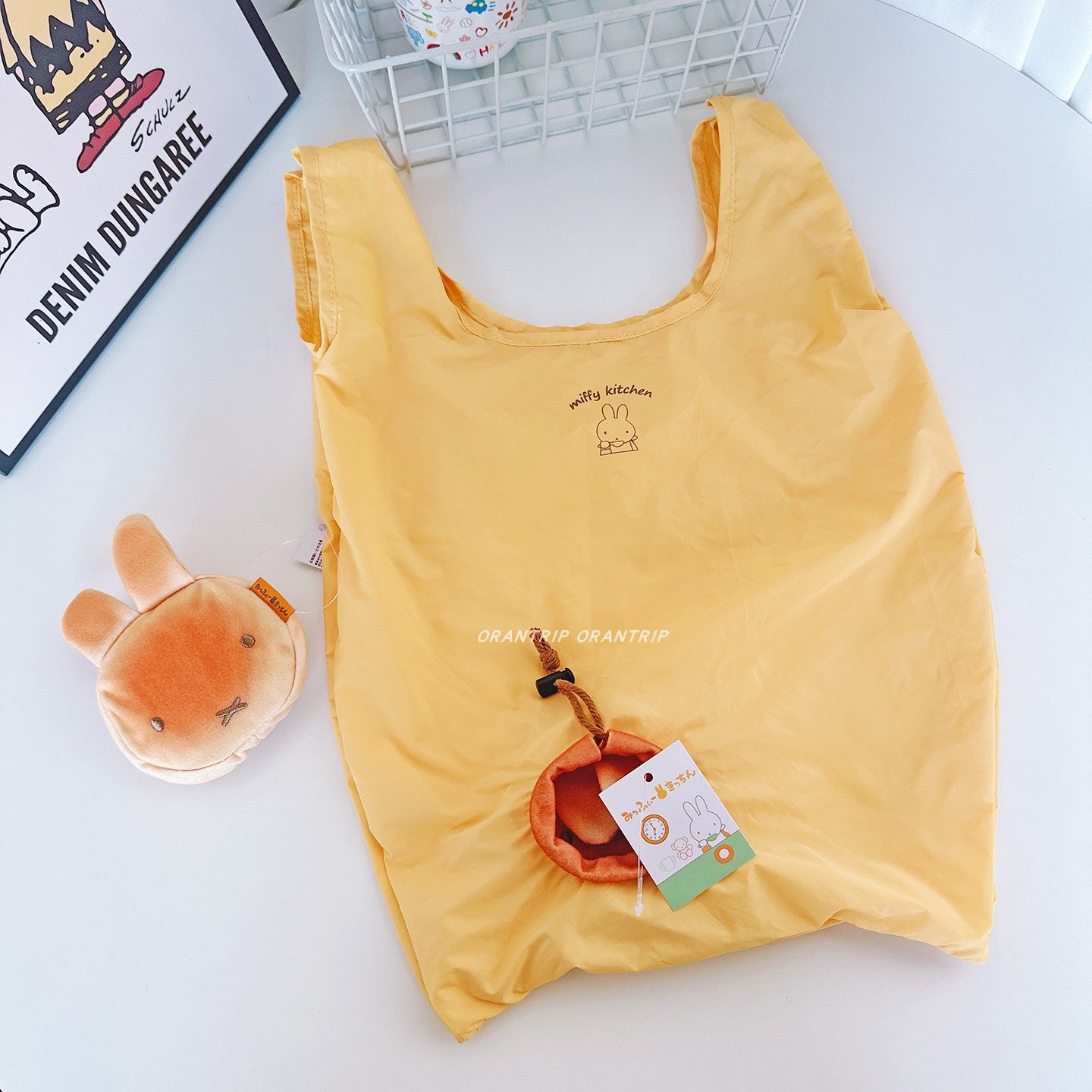 日系卡通面包米飞兔超轻折叠环保购物袋超薄皮肤面料创意造型小巧,收纳整理,购物袋/环保袋/帆布袋,淘宝优惠券,粉丝福利购,淘宝优惠卷