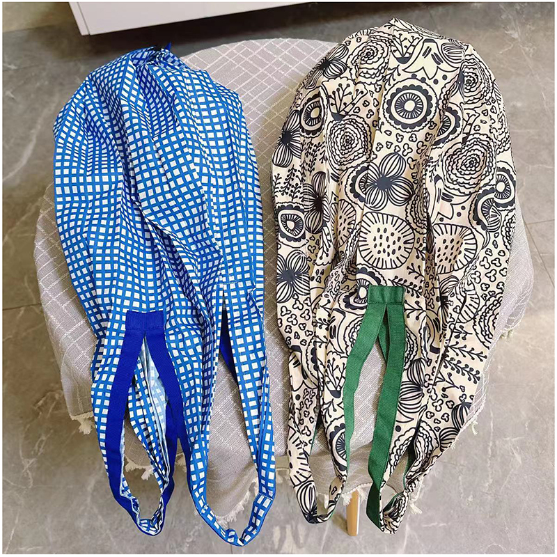 日本购物袋水滴形风琴褶轻便小巧可折叠购物袋备用包原~单环保袋