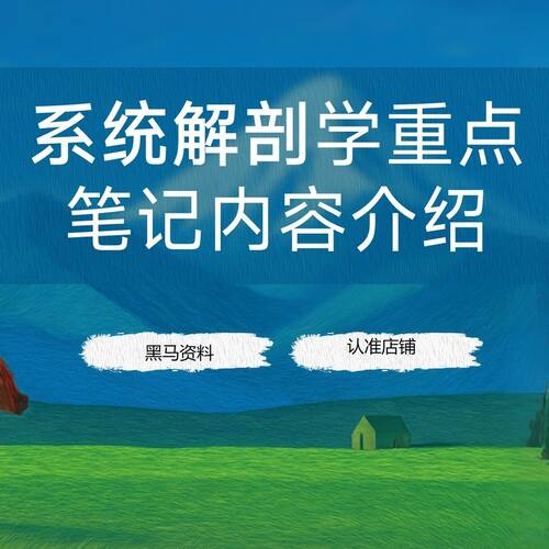 2025纠错系统解剖学学霍琨老师学霸整理手写笔记本