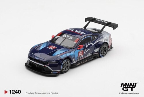 [V的预售]MINIGT 1:64 #1240 福特野马 GT3 2025 冠军车 汽车模型